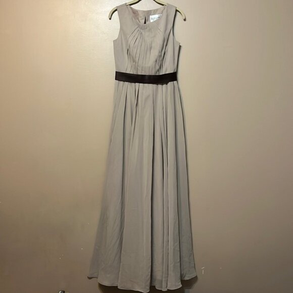 Allure Bridals Tan Bridesmaids Dress, 10 - Picture 1 of 2